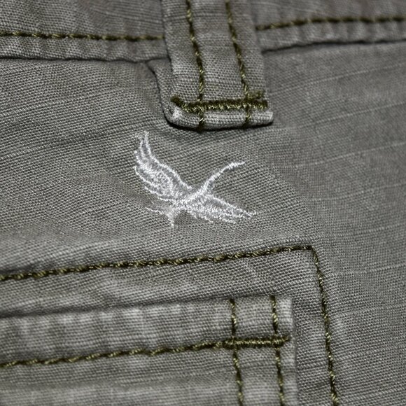 Eddie Bauer Shorts Grey Green 4 - Picture 6 of 7